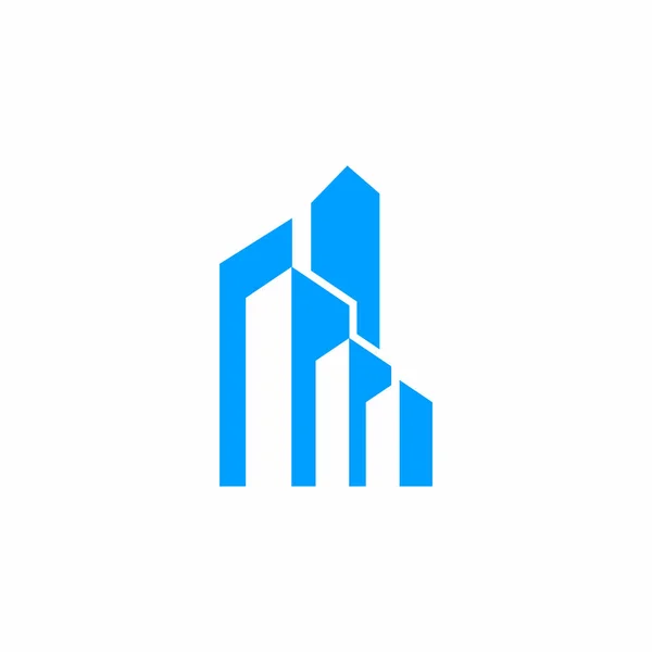 Construction Vector Real Estate Logo — Stock Vector