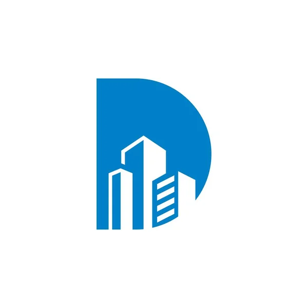 Architektura Wektor Logo Nieruchomości — Wektor stockowy
