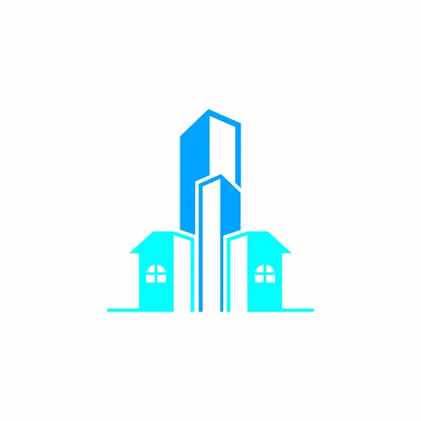 Real Estate Logo Building Construction Logo — Stock Vector