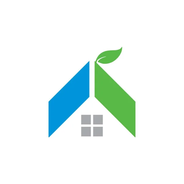 Real Estate Logo Nature Home Logo — стоковый вектор