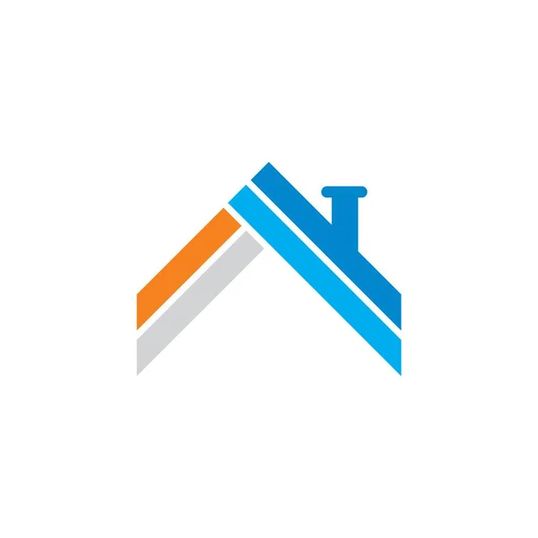 Real Estate Logo Building Construction Logo — стоковый вектор