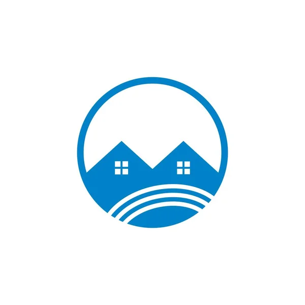 Real Estate Logo Building Construction Logo — 스톡 벡터