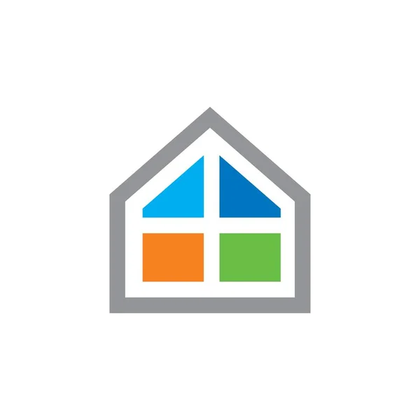 Real Estate Logo Abstract Building Logo — Wektor stockowy
