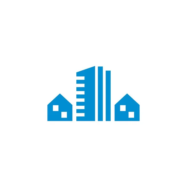 City Logo Building Logo Vector — Stock Vector