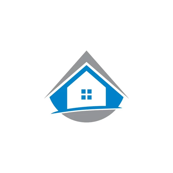 House Logo Real Estate Logo — Vettoriale Stock