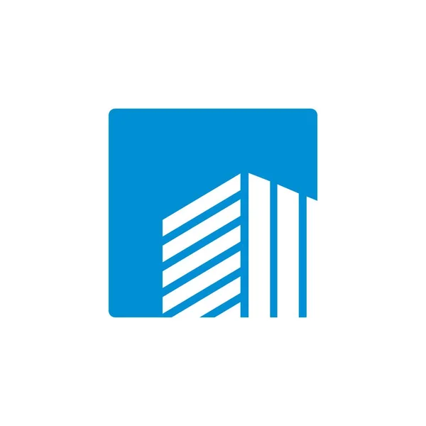 Logotipo Construcción Logotipo Inmobiliario — Vector de stock