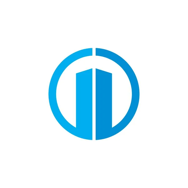 City Logo Real Estate Logo — Vettoriale Stock