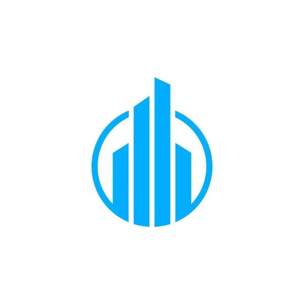 Building Logo Real Estate Logo — Vettoriale Stock