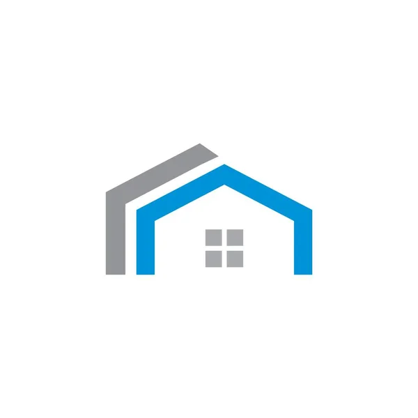 Abstract Roof Logo Real Estate Logo — Vettoriale Stock