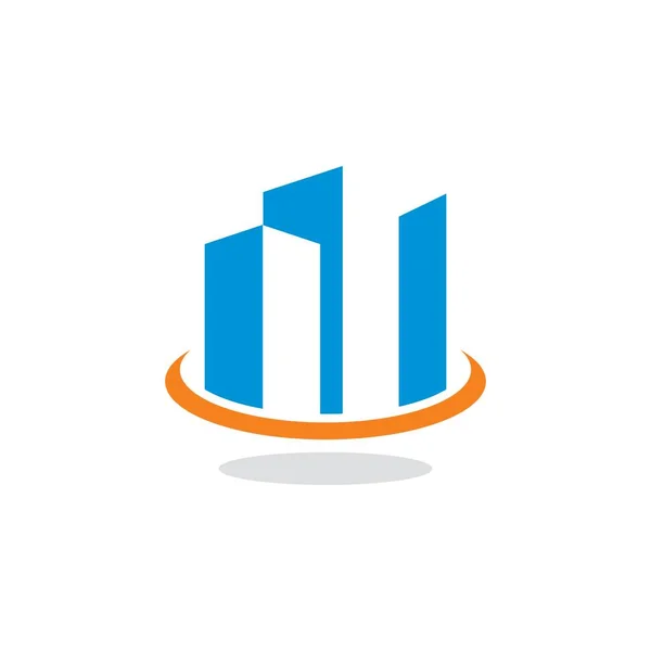 Bouw Logo Vastgoed Logo — Stockvector