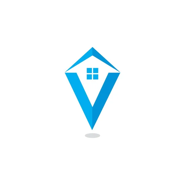 Abstract Construction Vector Real Estate Logo — Stock Vector