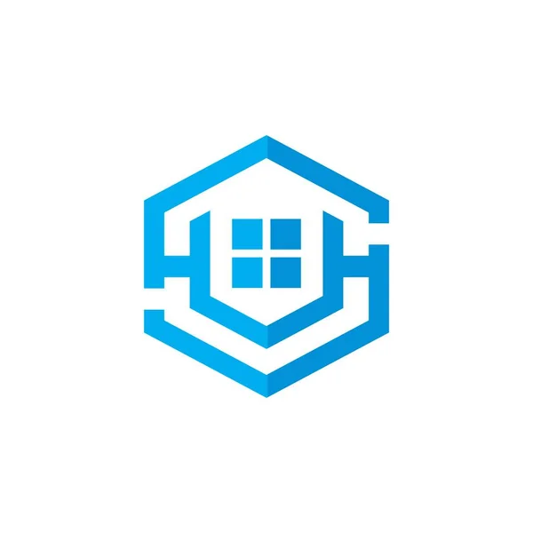 Abstract Home Vector Real Estate Logo — стоковый вектор