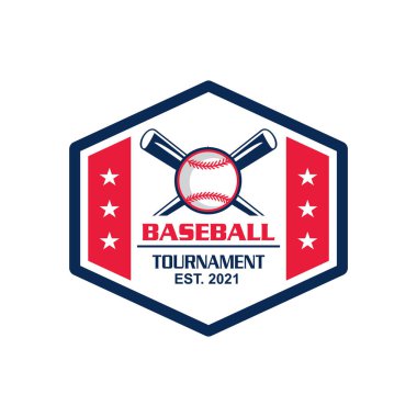 beysbol logosu, spor logosu vektörü