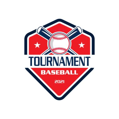 beysbol logosu, spor logosu vektörü