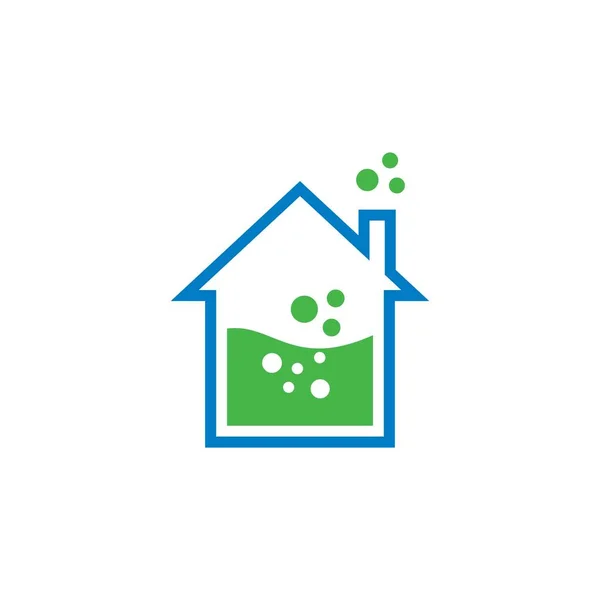 Lab House Vector Real Estate Logo — стоковый вектор