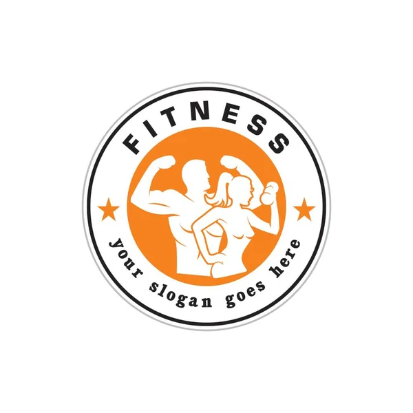 Fitness Logo Gym Logo Vector — 图库矢量图片