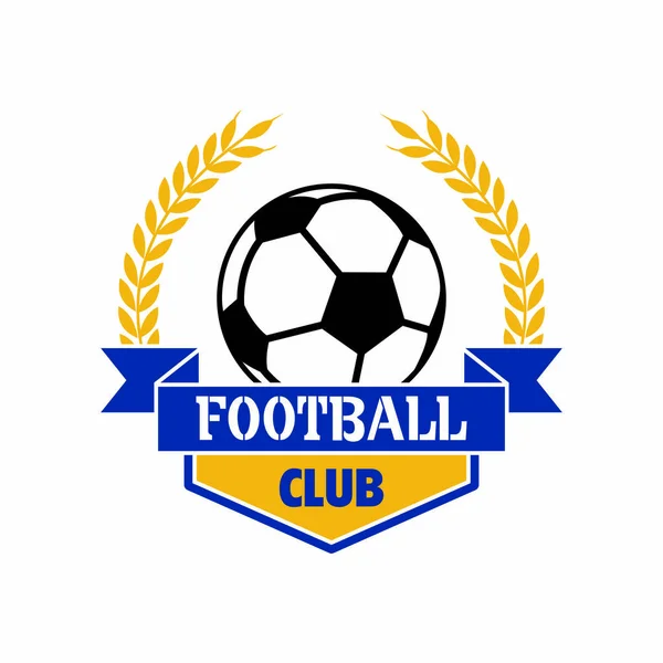 Vecteur Football Vecteur Logo Sportif — Image vectorielle