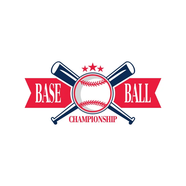 Base Ball Vector Sport Logo — Stockvektor