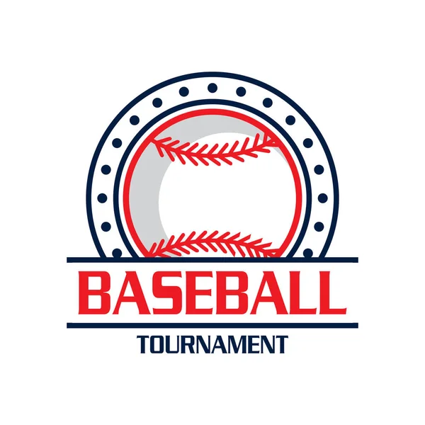 Baseball Emblem Logo Sport Logo — Stockvector