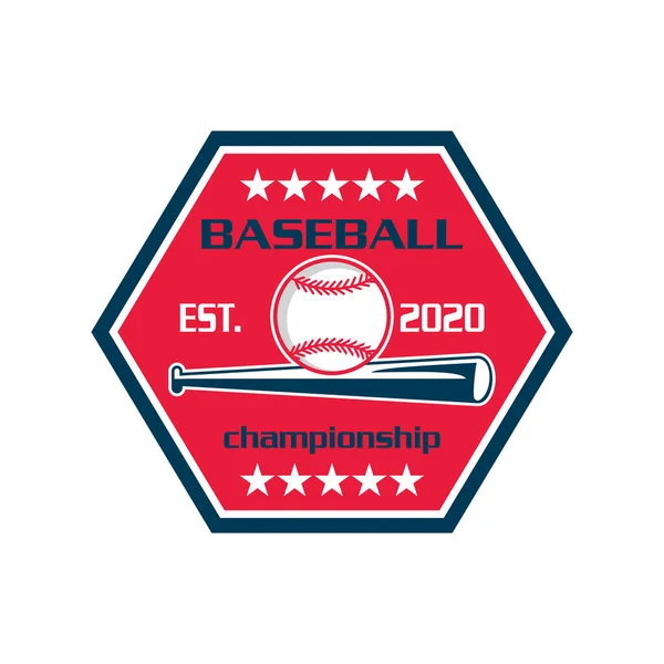 Baseball Emblem Logo Sport Logo — Image vectorielle