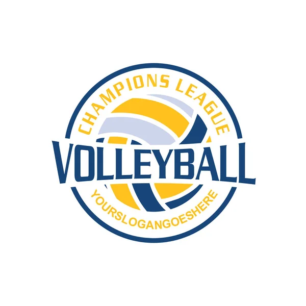 Volleyball Vector Sport Logo Vector — ストックベクタ