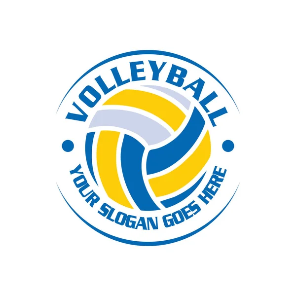 Voleybol logosu, spor logosu vektörü