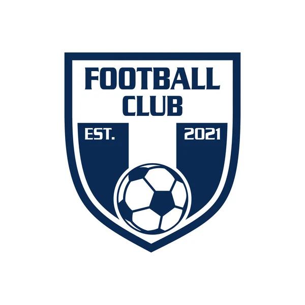 Futbol Logosu Spor Logosu Vektörü — Stok Vektör