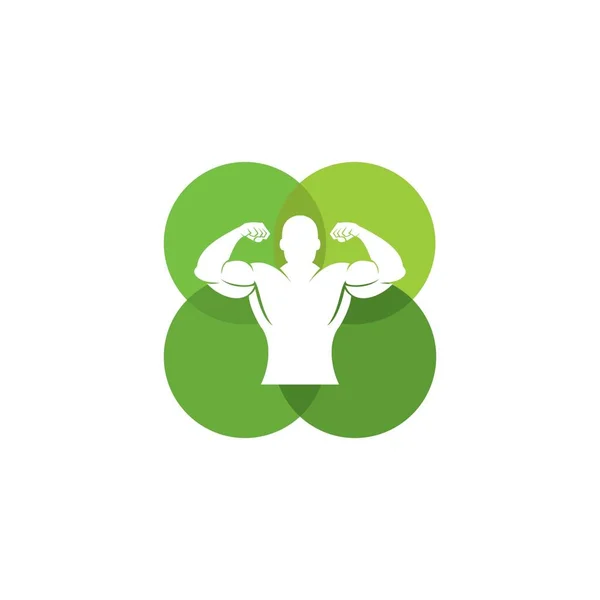 Gym Logo Sport Logo — Vettoriale Stock