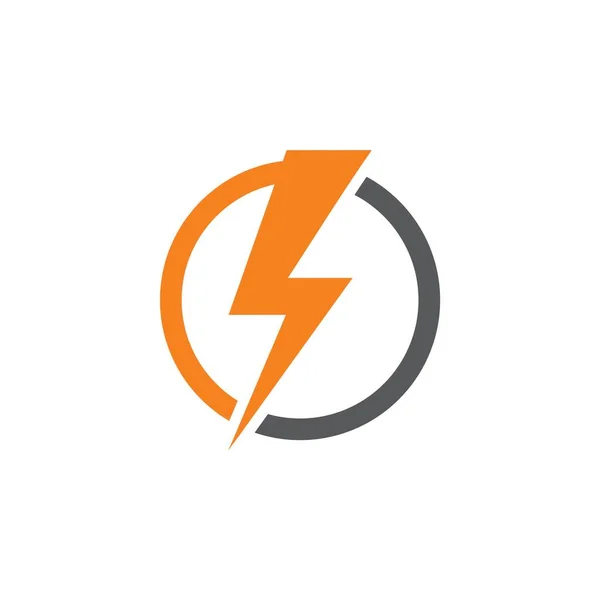 Thunderbolt Logo Flash Logo Vector — Stockvector