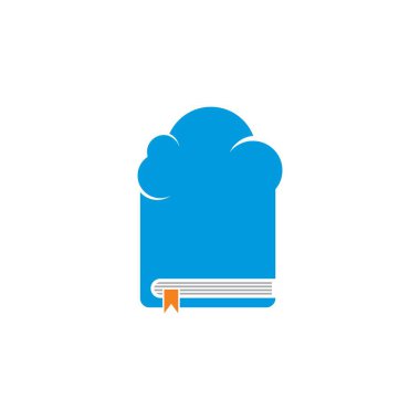 Cloud Book Vector , Technology Logo