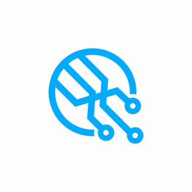 Abstract Tech Vector , Technology Logo