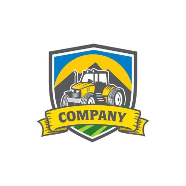 tractor logo , farm logo vector