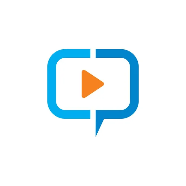 Message Chat Logo Technology Logo — Stockvektor