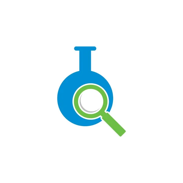 Résumé Vecteur Laboratoire Logo Technologique — Image vectorielle