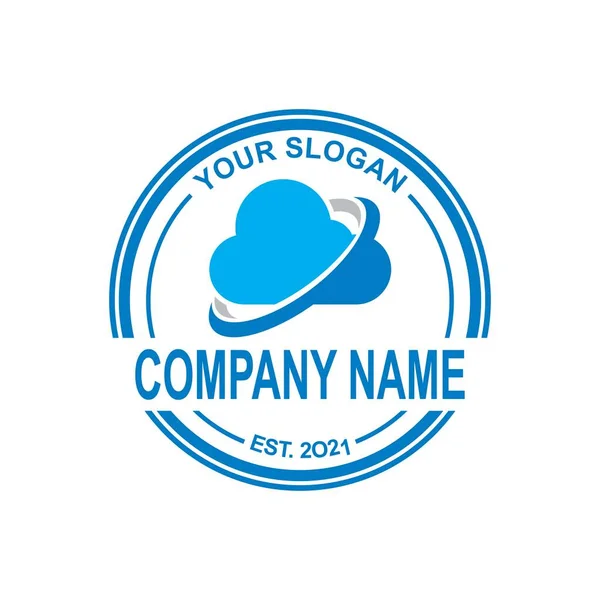 Cloud Logo Technology Logo Vector — Stockový vektor