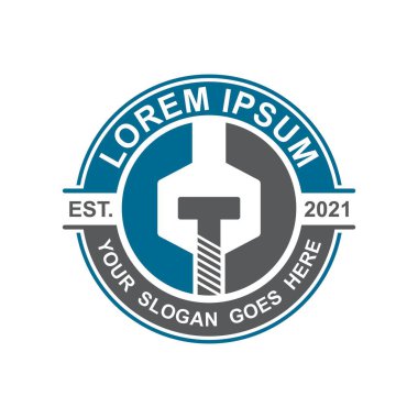 screwdriver logo , mechanical logo vector