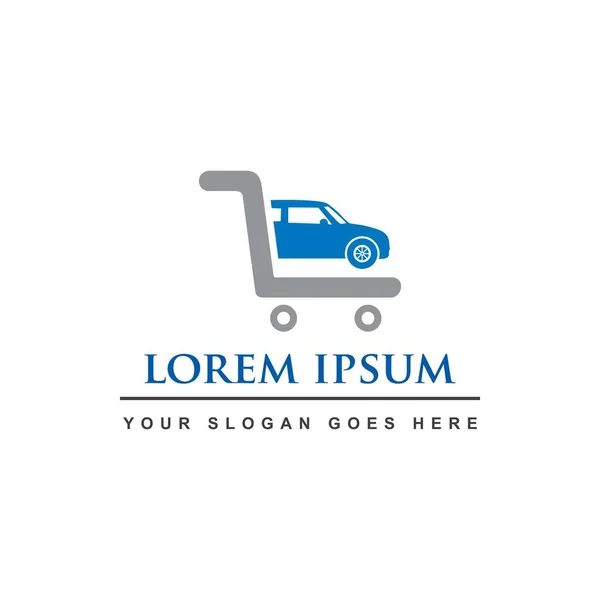 Logo Car Shop Logo Mobile — Image vectorielle