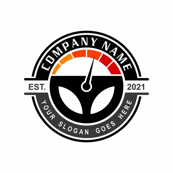Speed Wheel Logo Automobile Logo — Stockový vektor