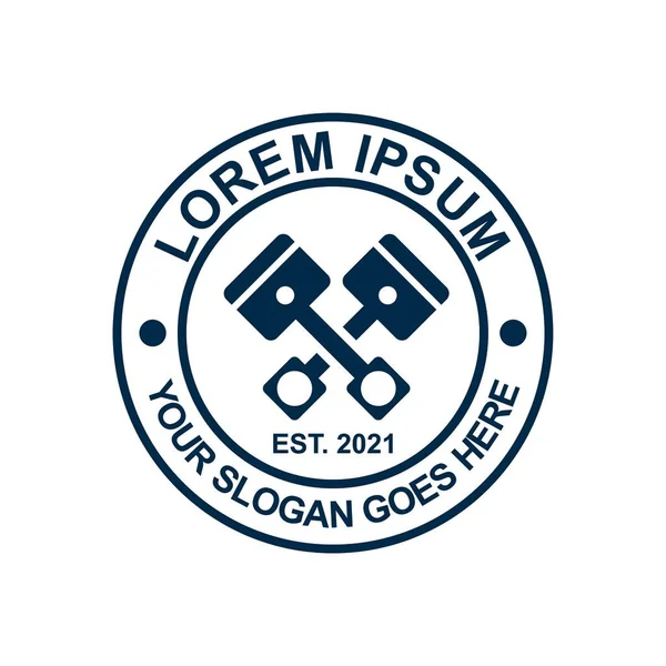 piston logo , automotive logo vector