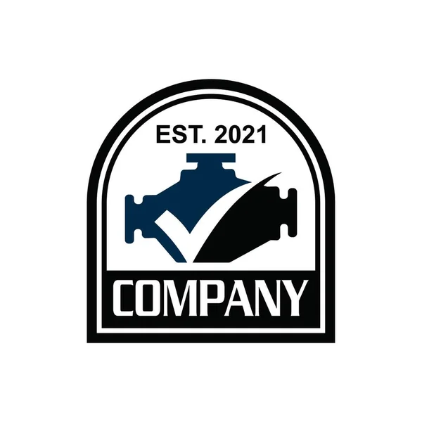 Engine Check Logo Automotive Logo — Vetor de Stock