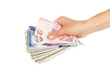 Dünyanın her yerinden farklı paralar, izole edilmiş.