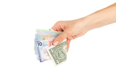 Dünyanın her yerinden farklı paralar, izole edilmiş.