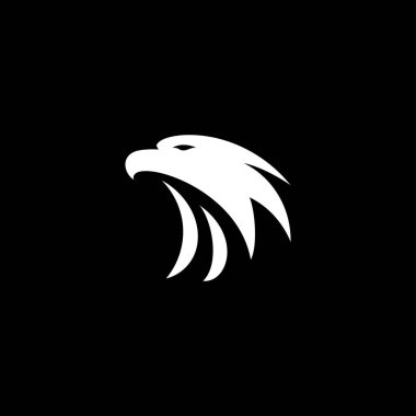 Kartal Logosu Tasarım Şahin baş vektörü