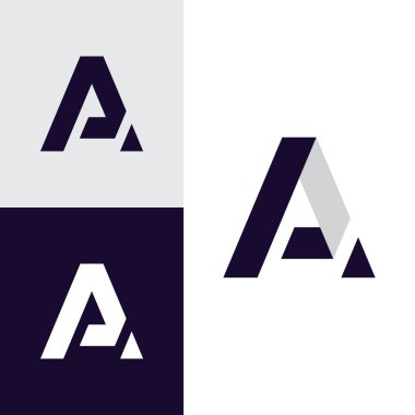 Bir harf logosu kimlik iş simgesi