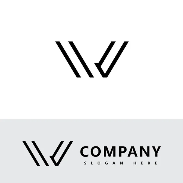 Lettere Logo Aziendale Icona Simboli Modello Design — Vettoriale Stock