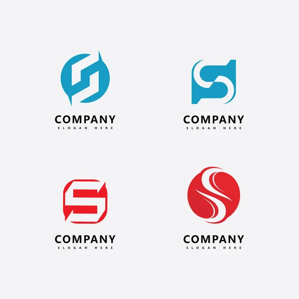 Lettera Business Logo Icona Modello Vettoriale — Vettoriale Stock