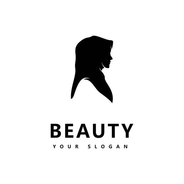 Modèle Vecteur Logo Hijab Musulman — Image vectorielle