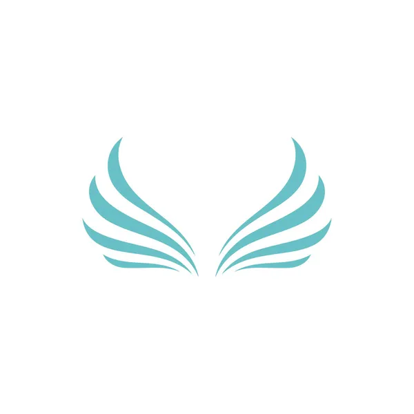 Szablon Ikony Logo Skrzydła Sokół — Wektor stockowy