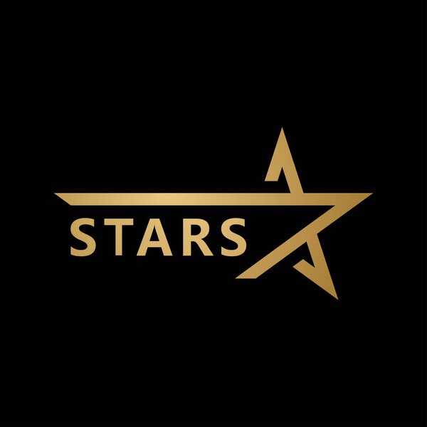 Дизайн векторной иконки логотипа звезды для бизнеса