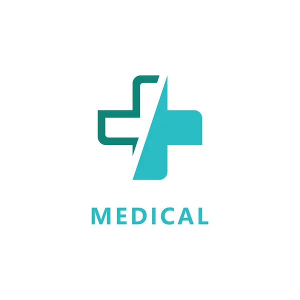 Logo Opieki Zdrowotnej Ikona Wektor Ilustracja Izolowane Białym Tle — Wektor stockowy